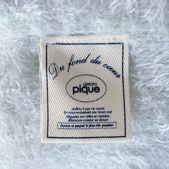 GELATO PIQUE Super Soft Fuzzy Pale Mint Green Sweater OS (fits like S) - Picture 5 of 6